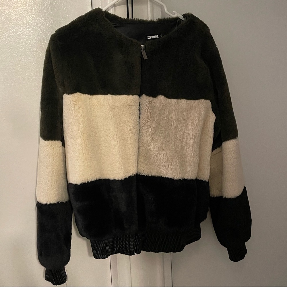 Faux Fur Bomber Jacket